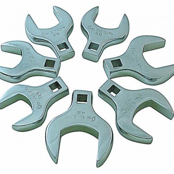 Sunex 9740A 7pc. 1/2" Dr. Metric Jumbo Crowfoot Wrench Set