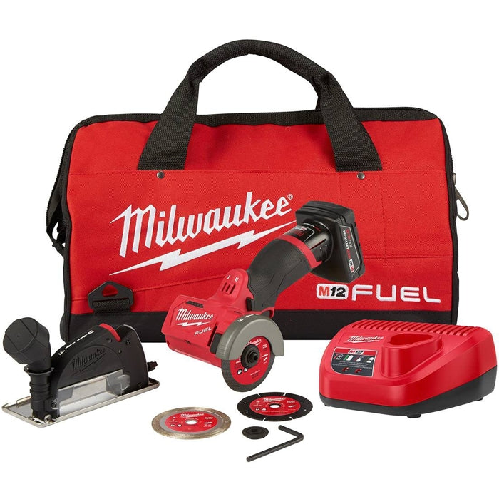 Milwaukee 2522-21XC M12 FUEL™ 3" Compact Cut Off Tool Kit
