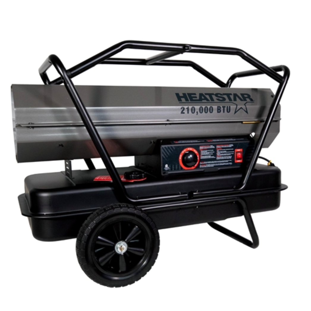 Heatstar HS210KT Forced Air 210,000 BTU Kerosene Heater