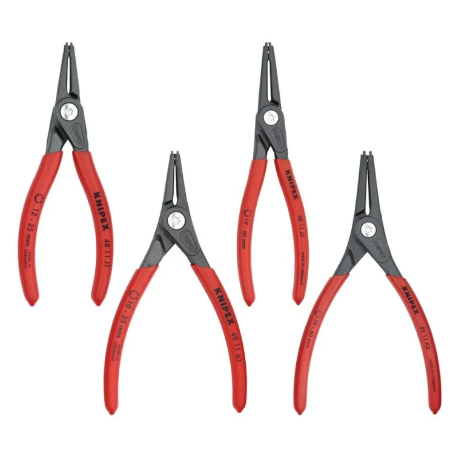 Knipex 002003SB Precision Circlip Snap Ring Pliers Set - 4pc