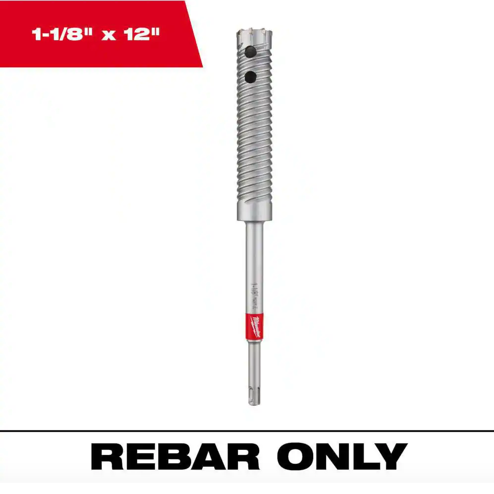 Milwaukee 48-20-6731 SDS Plus Rebar Cutter, 1-1/8" X 12"