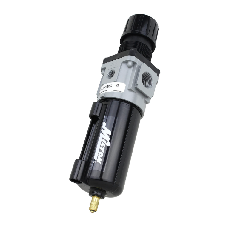 Milton 1111 - 1/2" NPT Metal Piggyback Filter Regulator
