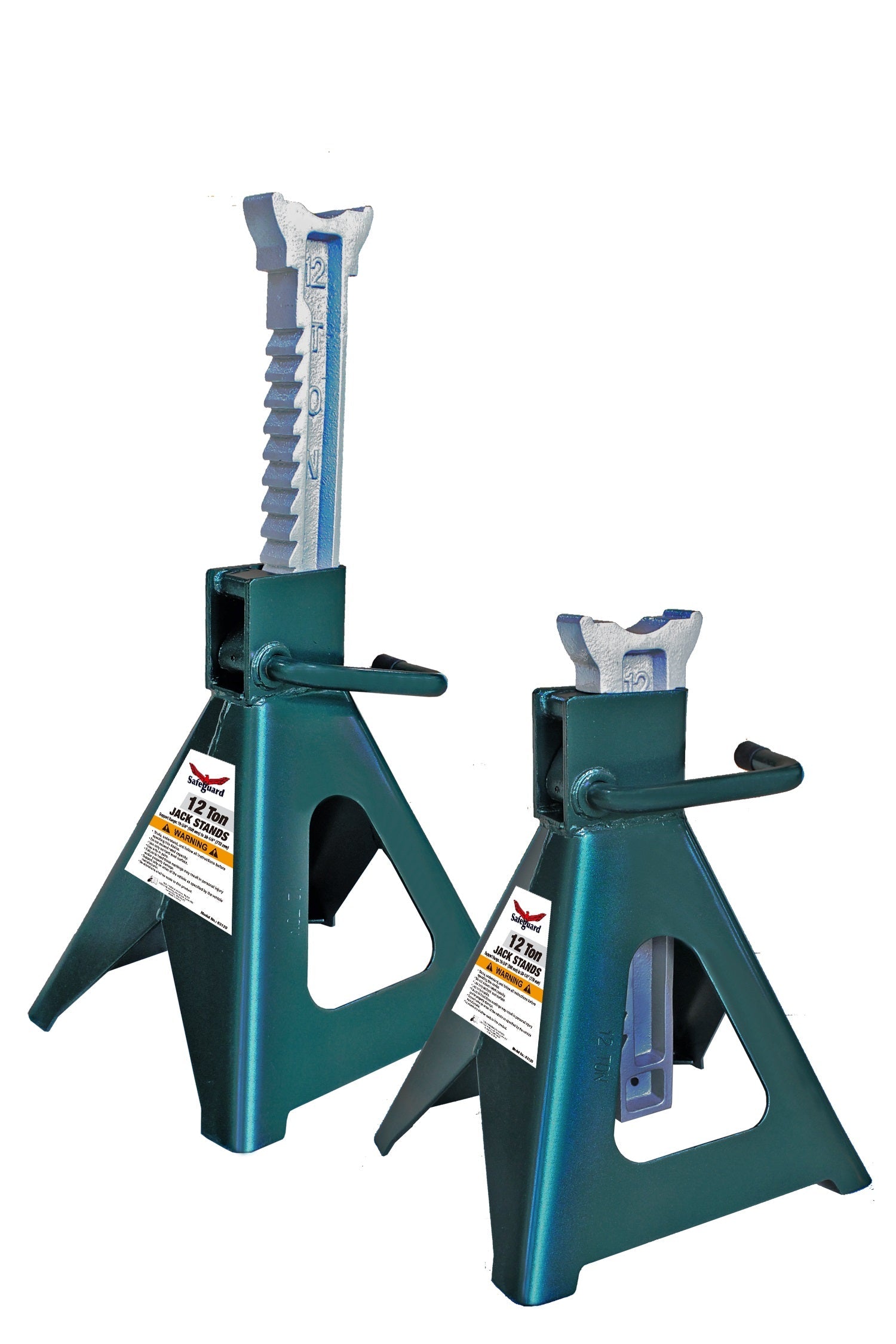 Safeguard 63120 Jack Stands, Steel, 12-Ton Capacity