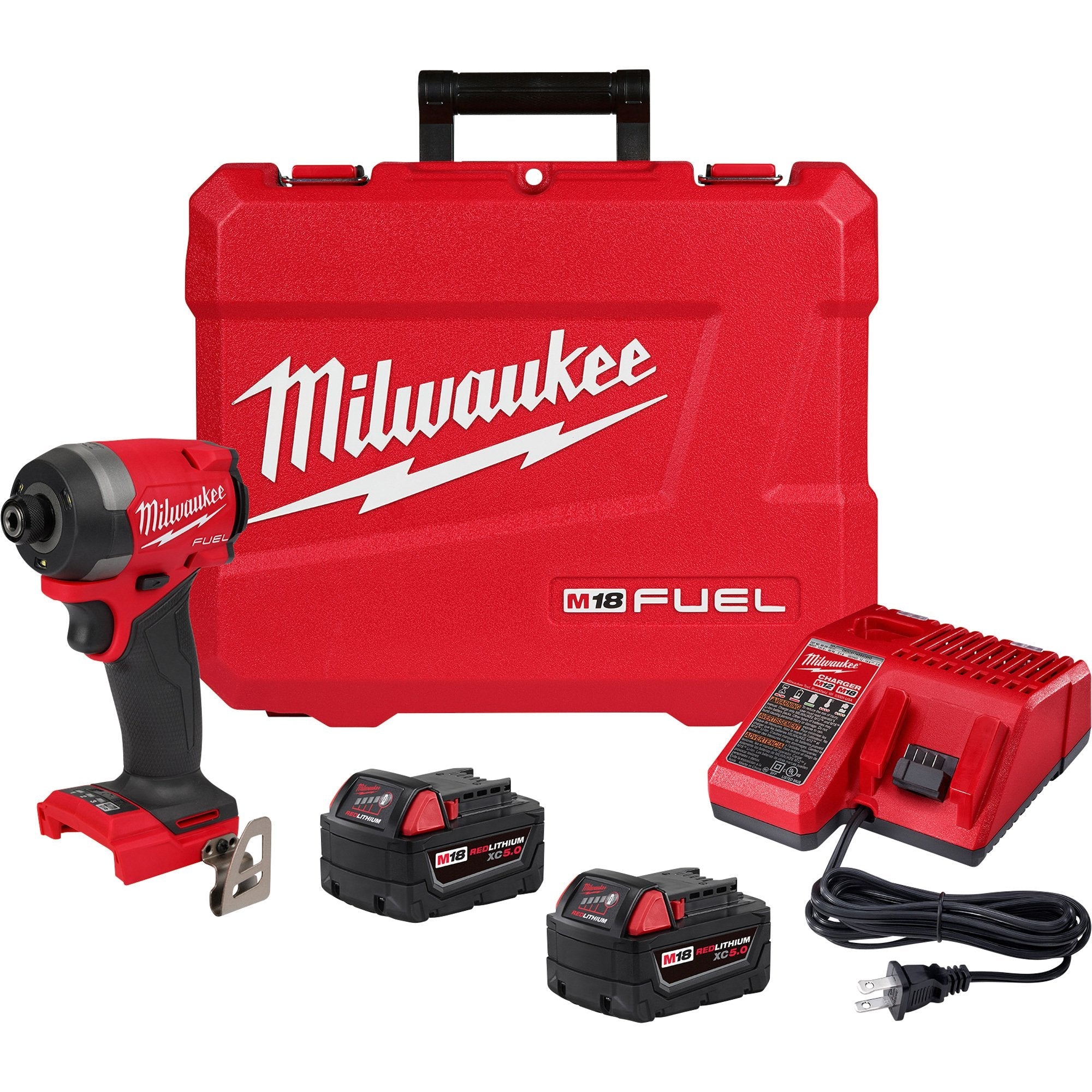 Milwaukee 2953-22 M18 FUEL™ 1/4" Hex Impact Driver Kit