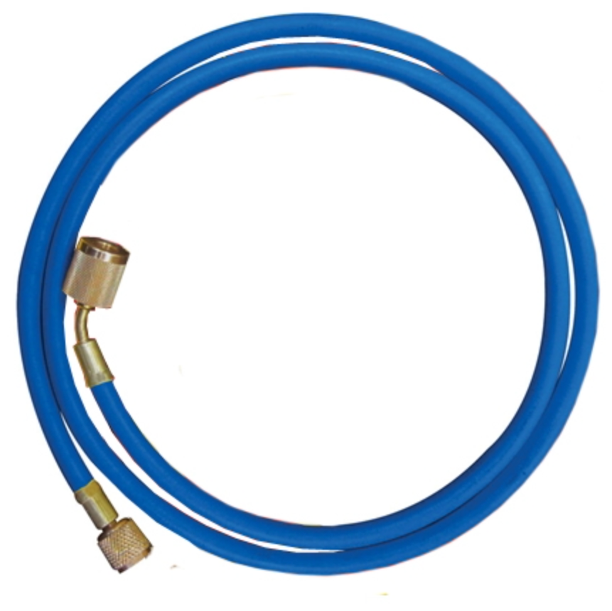 Mastercool 45721 72in Blue Hose w/ Shut-Off Valve