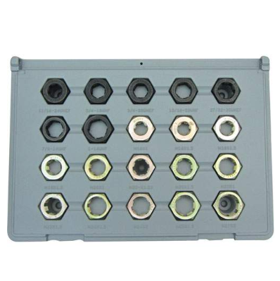 Lang 2599 20pc. Master Spindle Thread Restorer Die Set