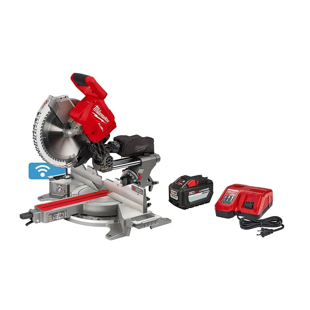 Milwaukee 2739-21HD M18 FUEL 12" Dual Bevel Sliding Compound Miter Saw Kit