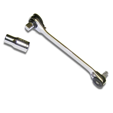 VIM Tools HBR5 1/4″ & 5/16″ Hex Bit Ratchet and 1/4″ Square Drive insert, Double ended
