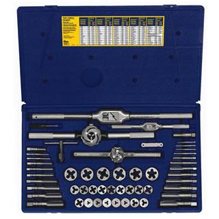 Irwin 26394 53-pc Metric Tap & Hex Die Set
