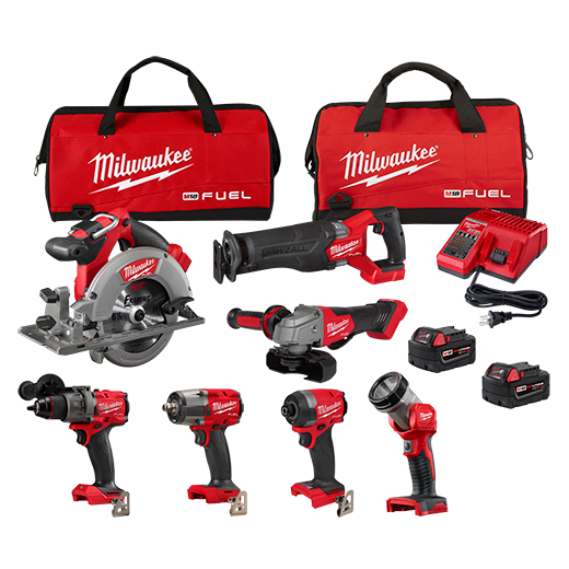 Milwaukee 3697-27 M18 FUEL™ 7-Tool Combo Kit