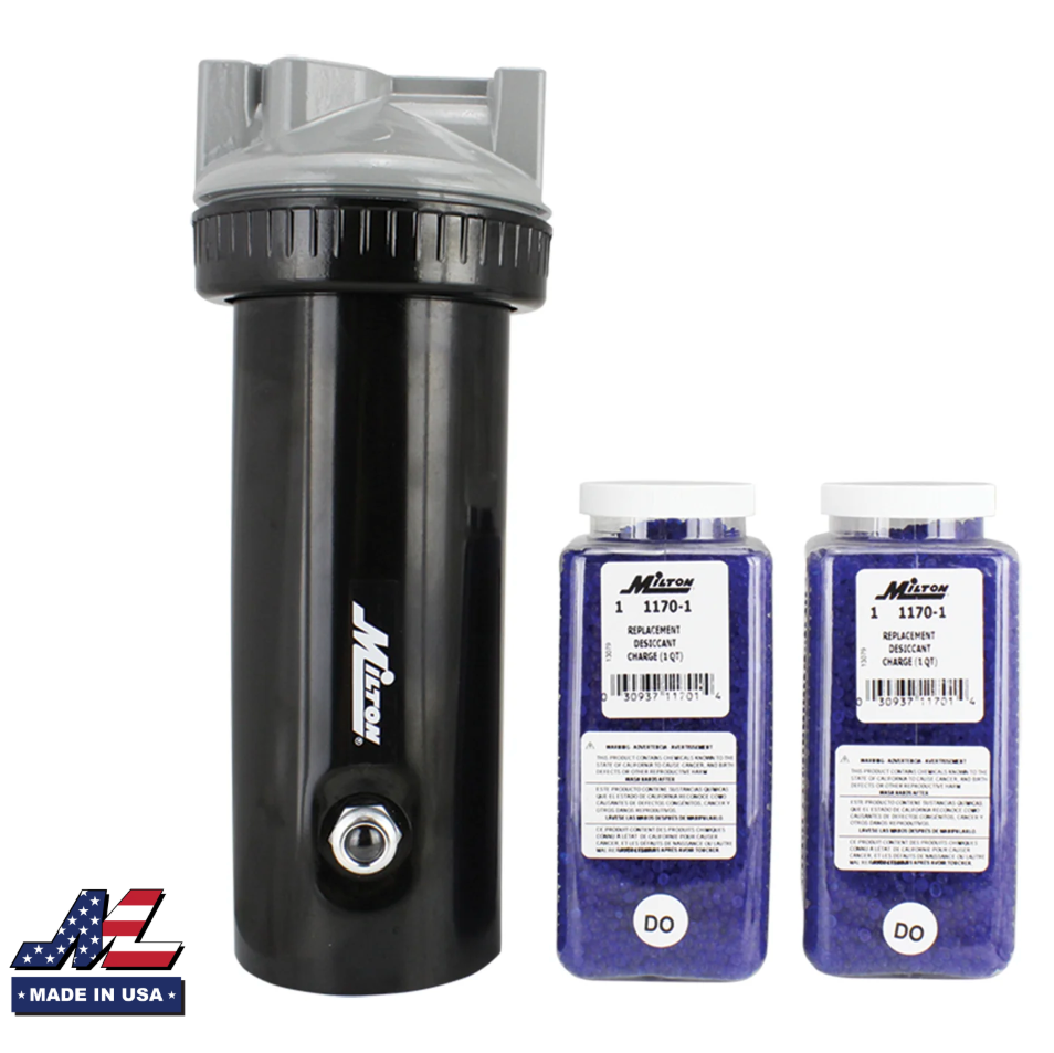 Milton 1170-2 - 1/2" Compact FRL Desiccant Dryer