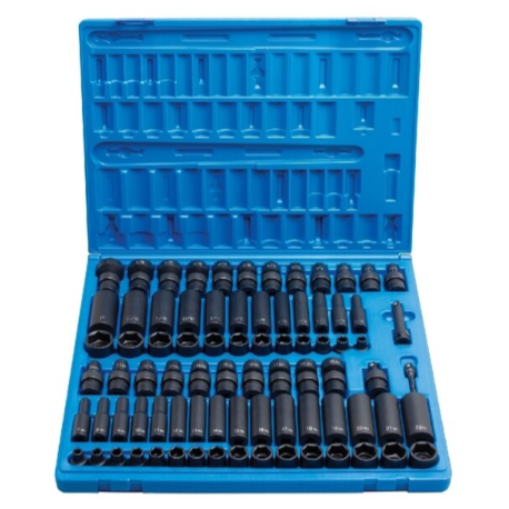 Grey Pneumatic 1281 - 3/8" Drive 81pc Complete Impact Socket Set Chrome