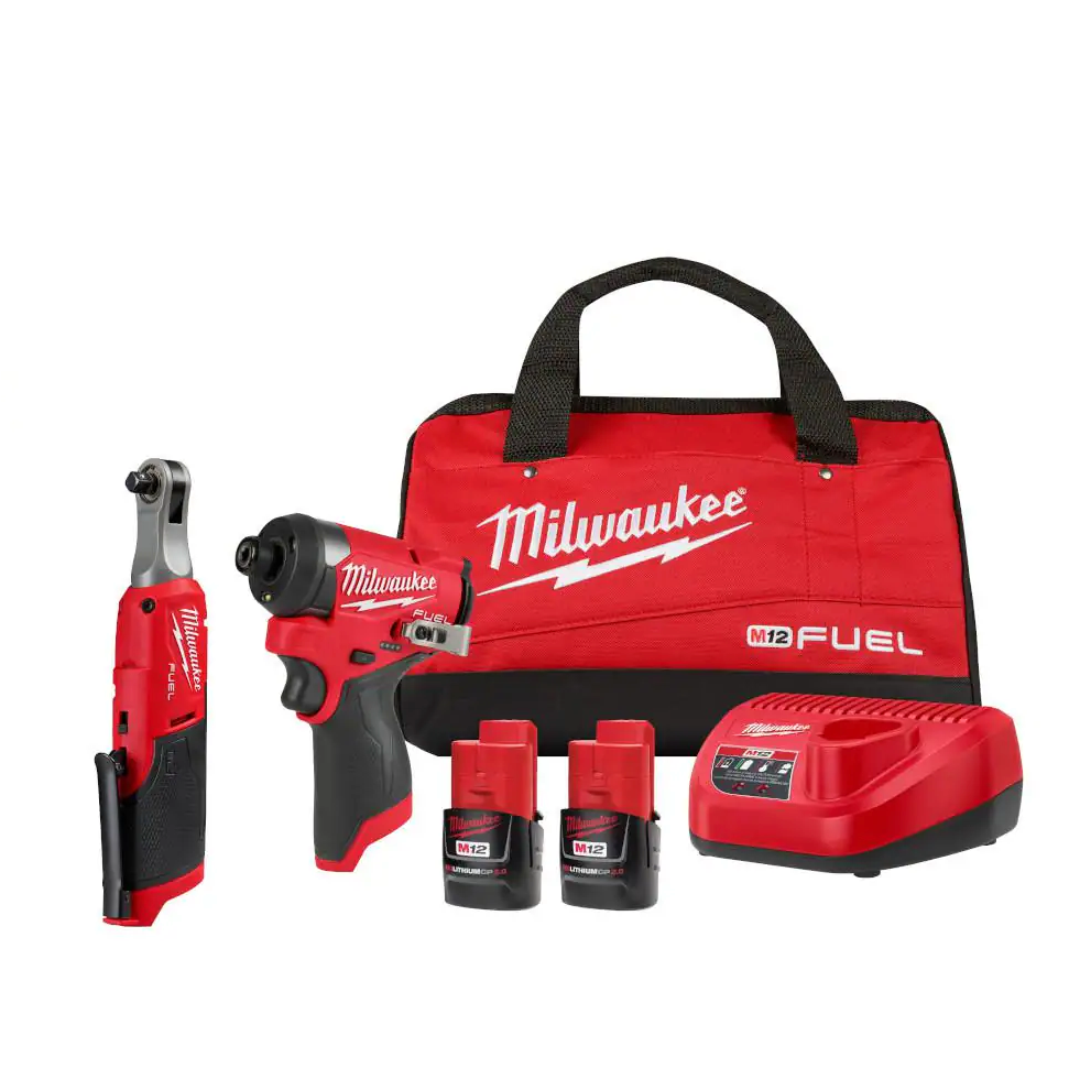 Milwaukee 3453-22HSR M12 FUEL 2-Tool Combo Kit
