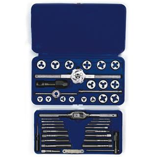 Irwin 24606 41-pc Machine Screw / Fractional Tap & Hex Die Set