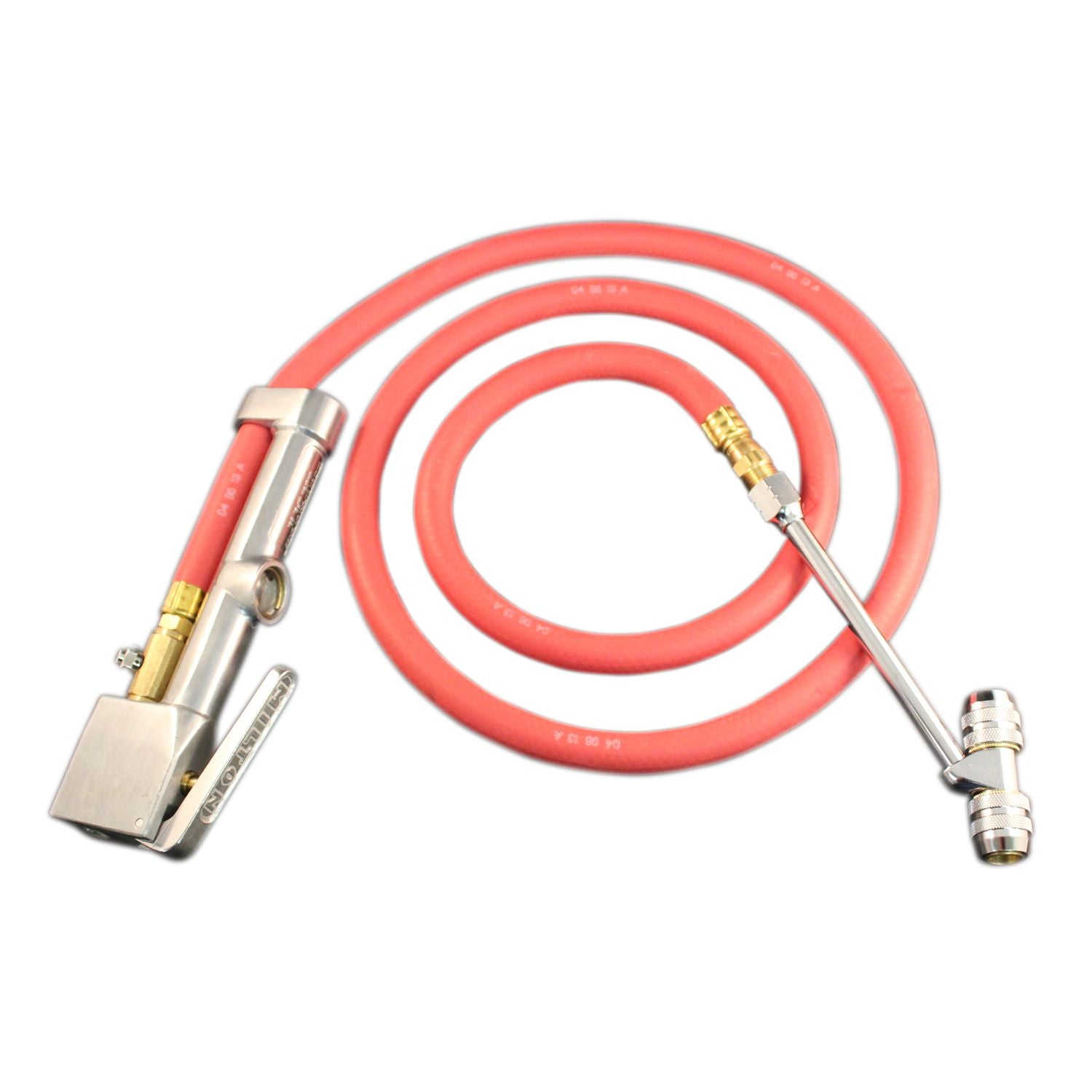 Milton 553 Heavy-Duty Truck Tire Inflator Gauge with 5 ft. Air Hose