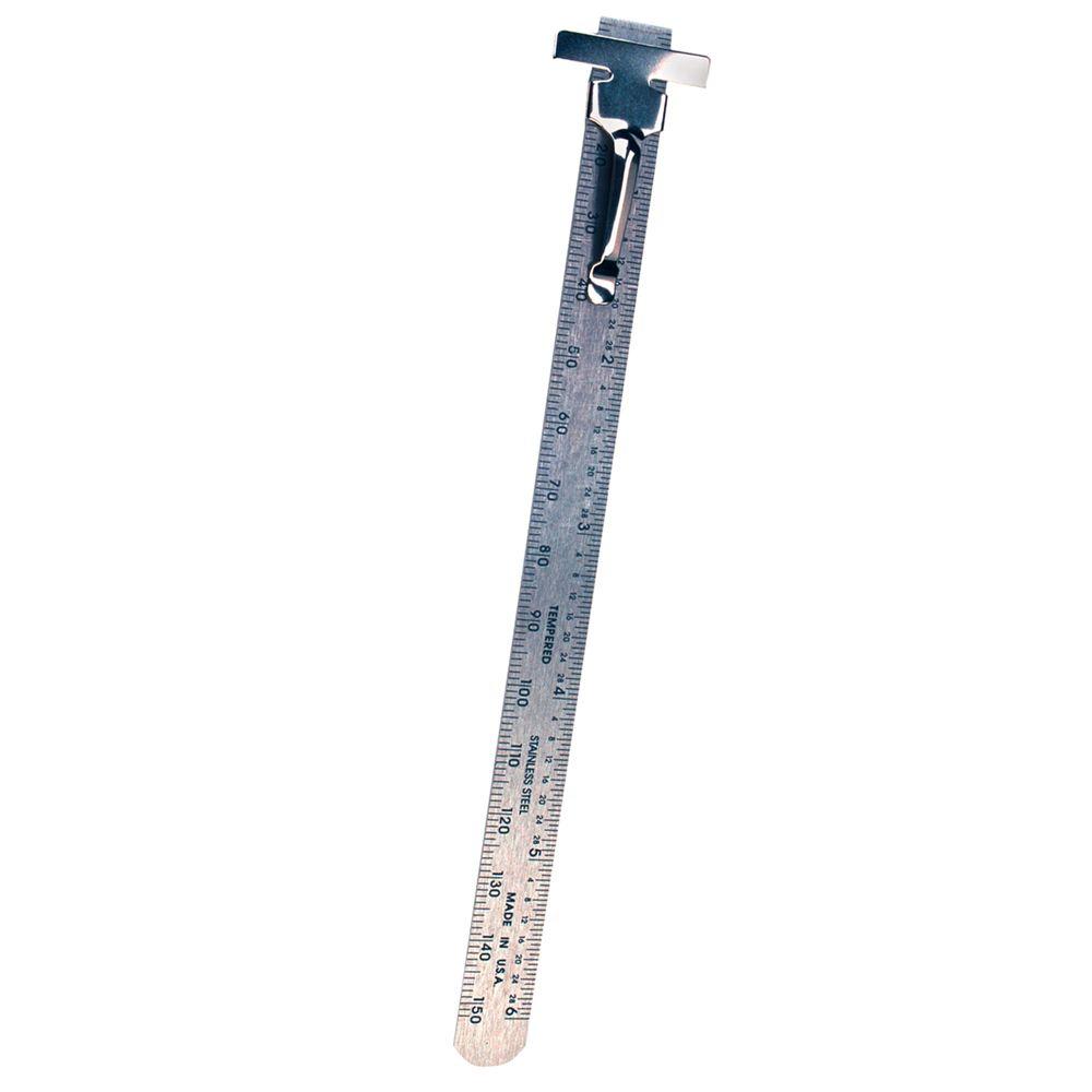 Empire 2730 6 Pocket Ruler-Stainless Steel