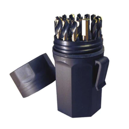 Norseman 46952 29PC 1/16" to 1/2" Ultra Cut Drill Bit Set AQF29 1/64" Graduation