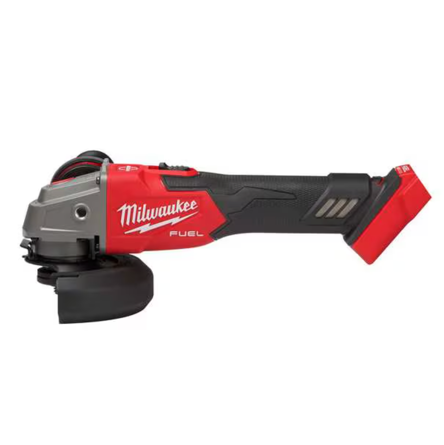 Milwaukee 2889-20 M18 FUEL™ 4-1/2" / 5" Variable Speed Braking Angle Grinder, Slide Switch Lock-On (Tool Only)